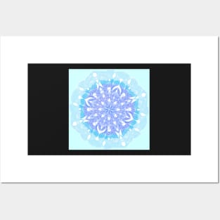 Dreamy Pastel Mandalas - Intricate Digital Illustration - Colorful Vibrant and Eye-catching Design for printing on t-shirts, wall art, pillows, phone cases, mugs, tote bags, notebooks and more Posters and Art